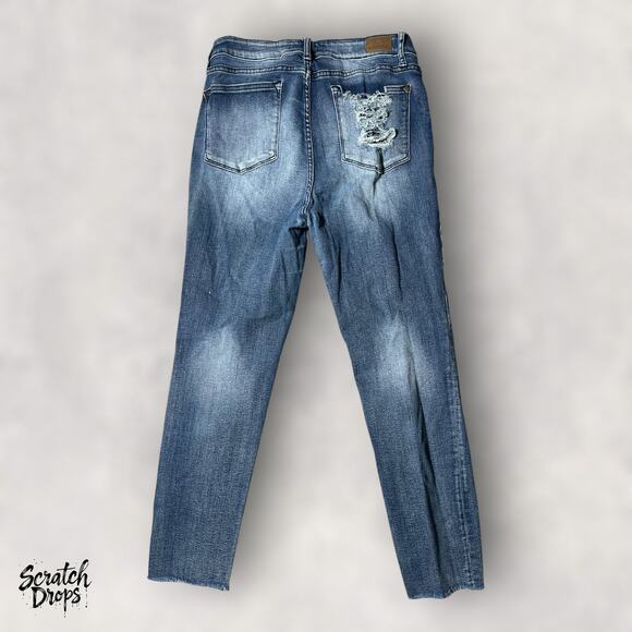 Judy Blue Women's Jeans Size 11 Classic Fit Denim Pants Blue Wash Casual W07 - Picture 3 of 3